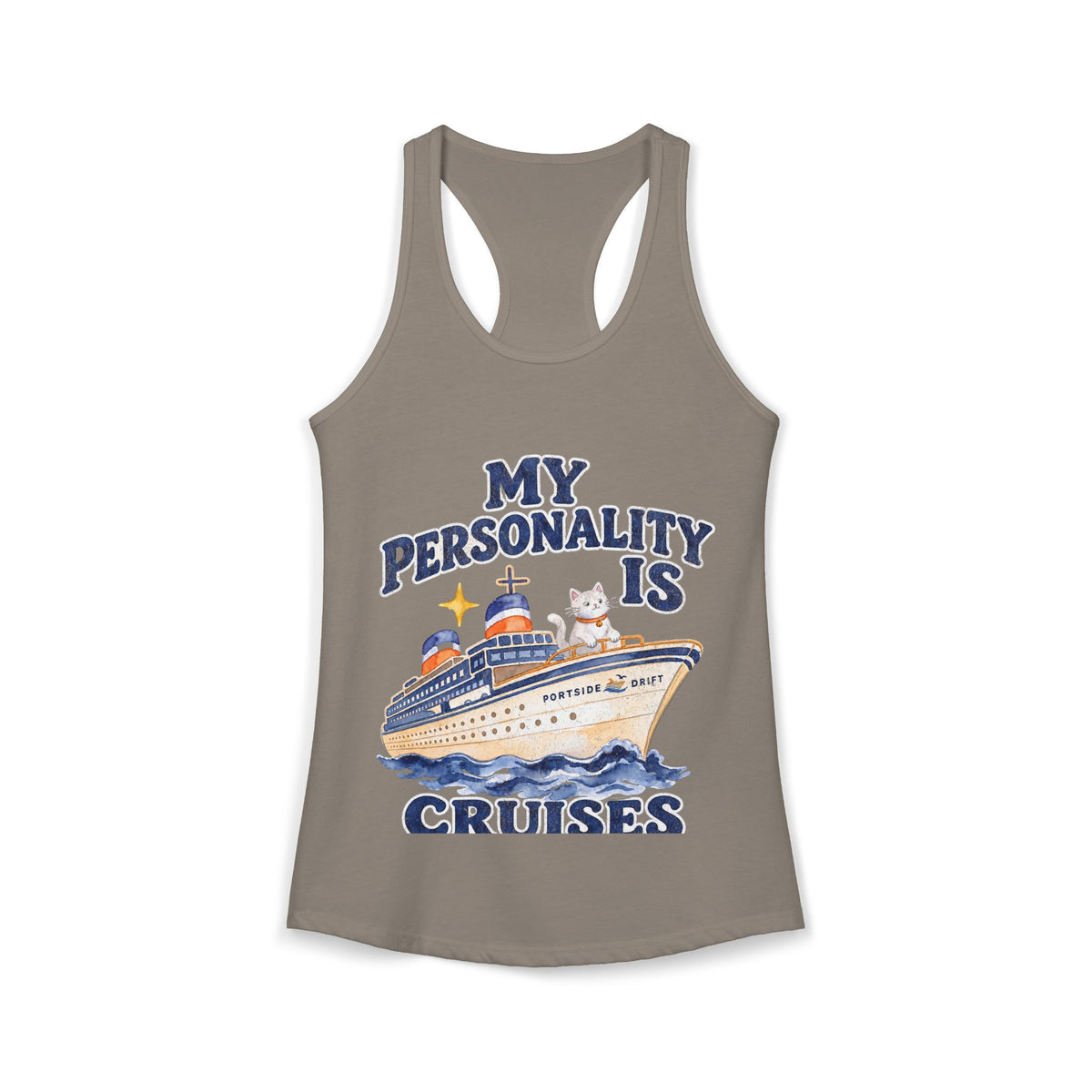 Racerback Tank - My Personality is Cruise