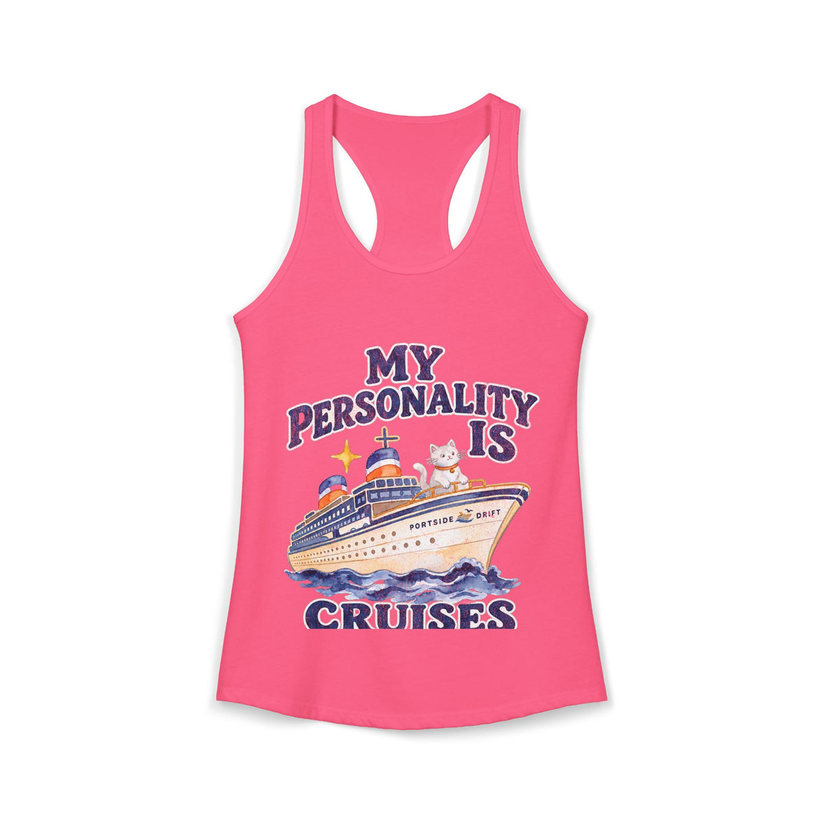 Racerback Tank - My Personality is Cruise