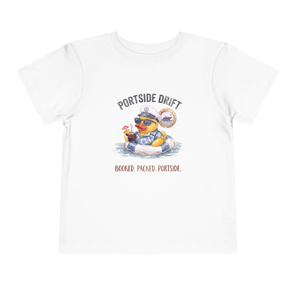 Toddler Tee – Portside Drift Booked, Packed, Portside