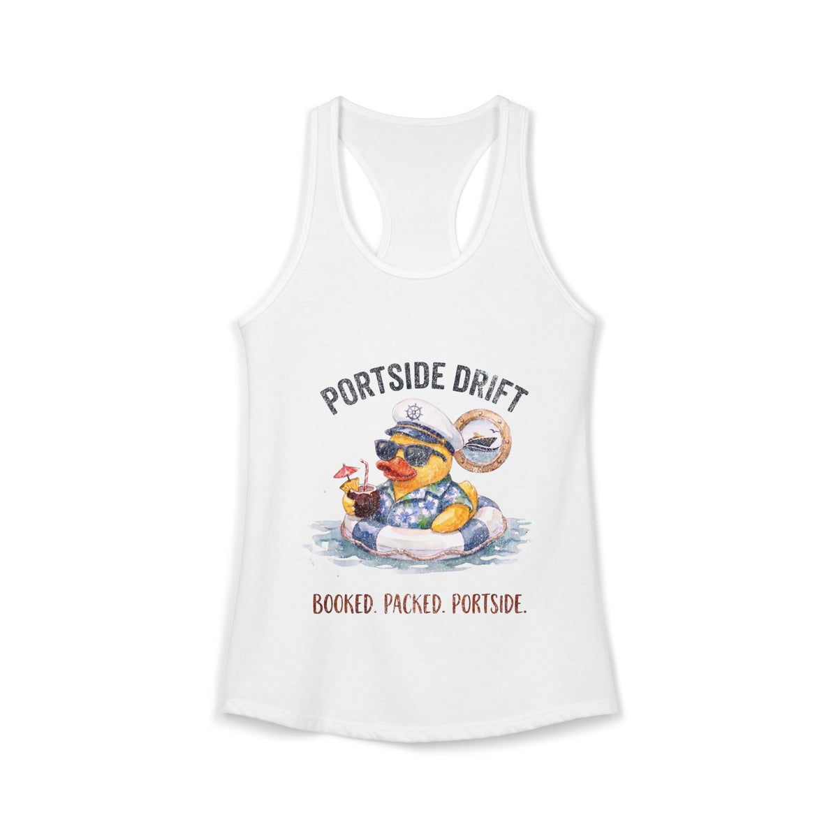 Racerback Tank - Booked Packed Portside