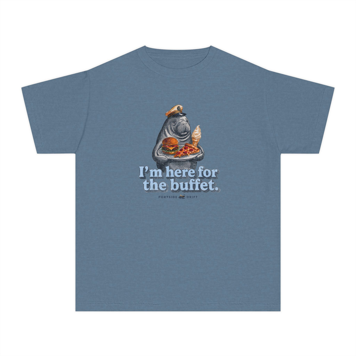 Youth Tee — I'm here for the buffet