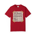 If Found Asleep or Drunk Please Return to
