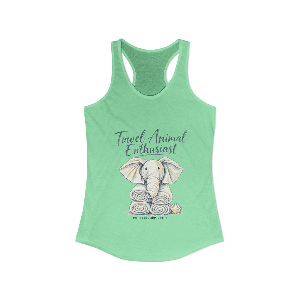 Racerback Tank - Towel Animal Enthusiast