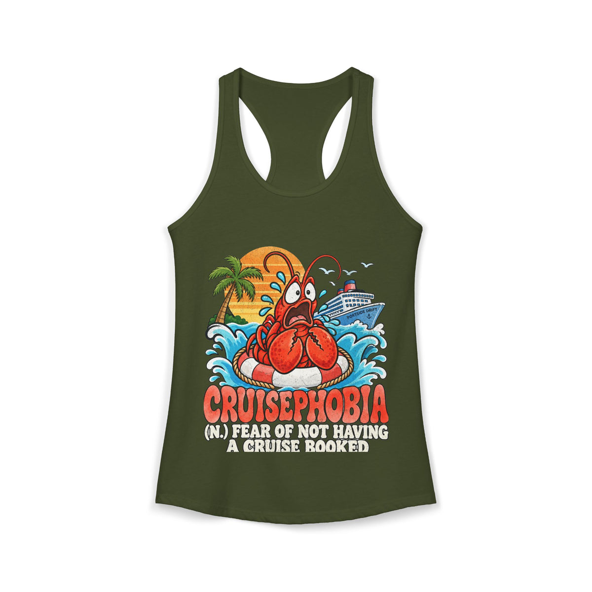 Racerback Tank - Fear of not having a Cruise Booked
