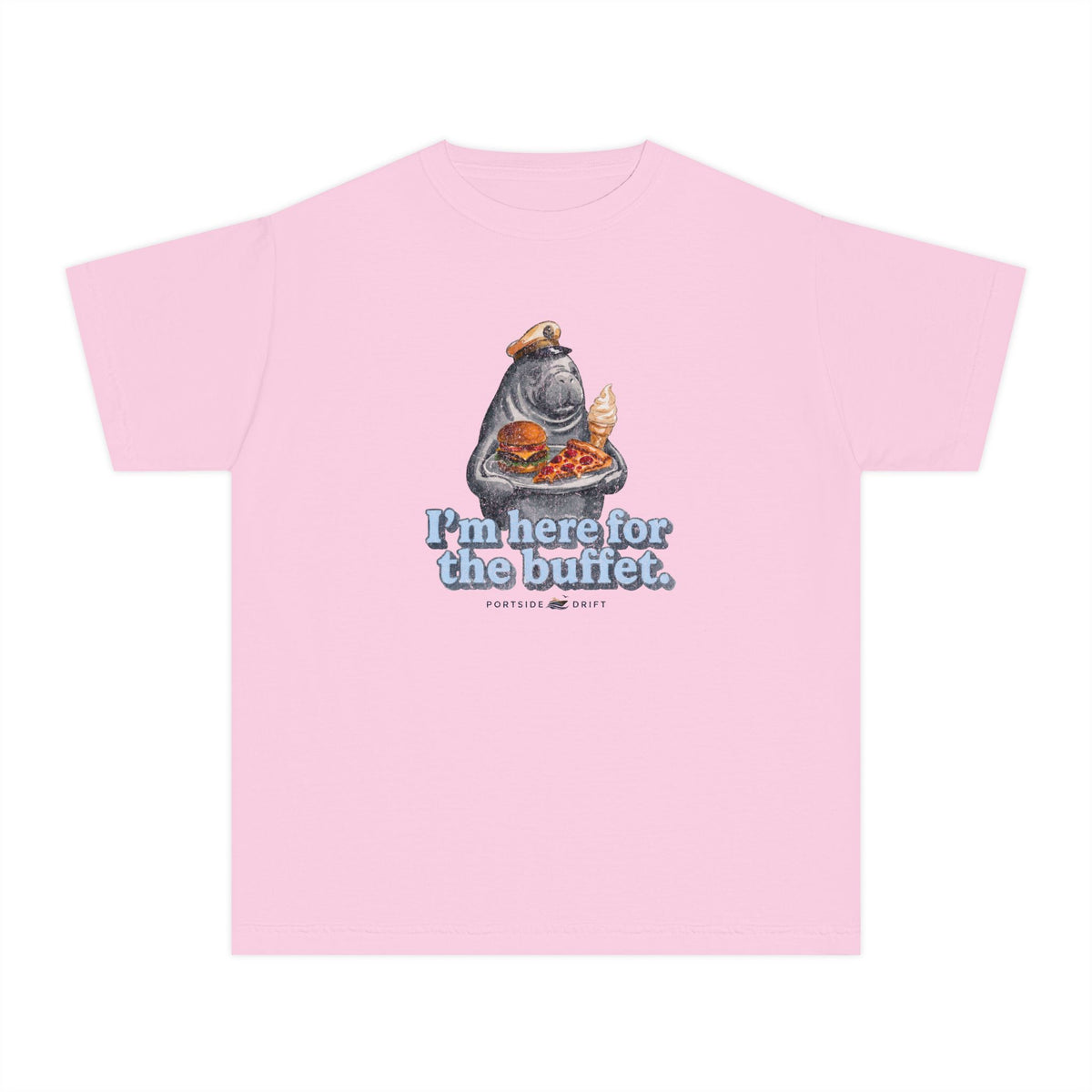 Youth Tee — I'm here for the buffet