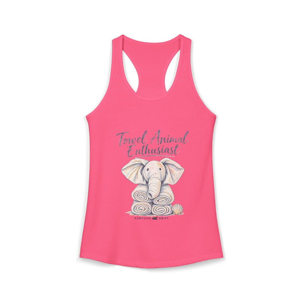 Racerback Tank - Towel Animal Enthusiast