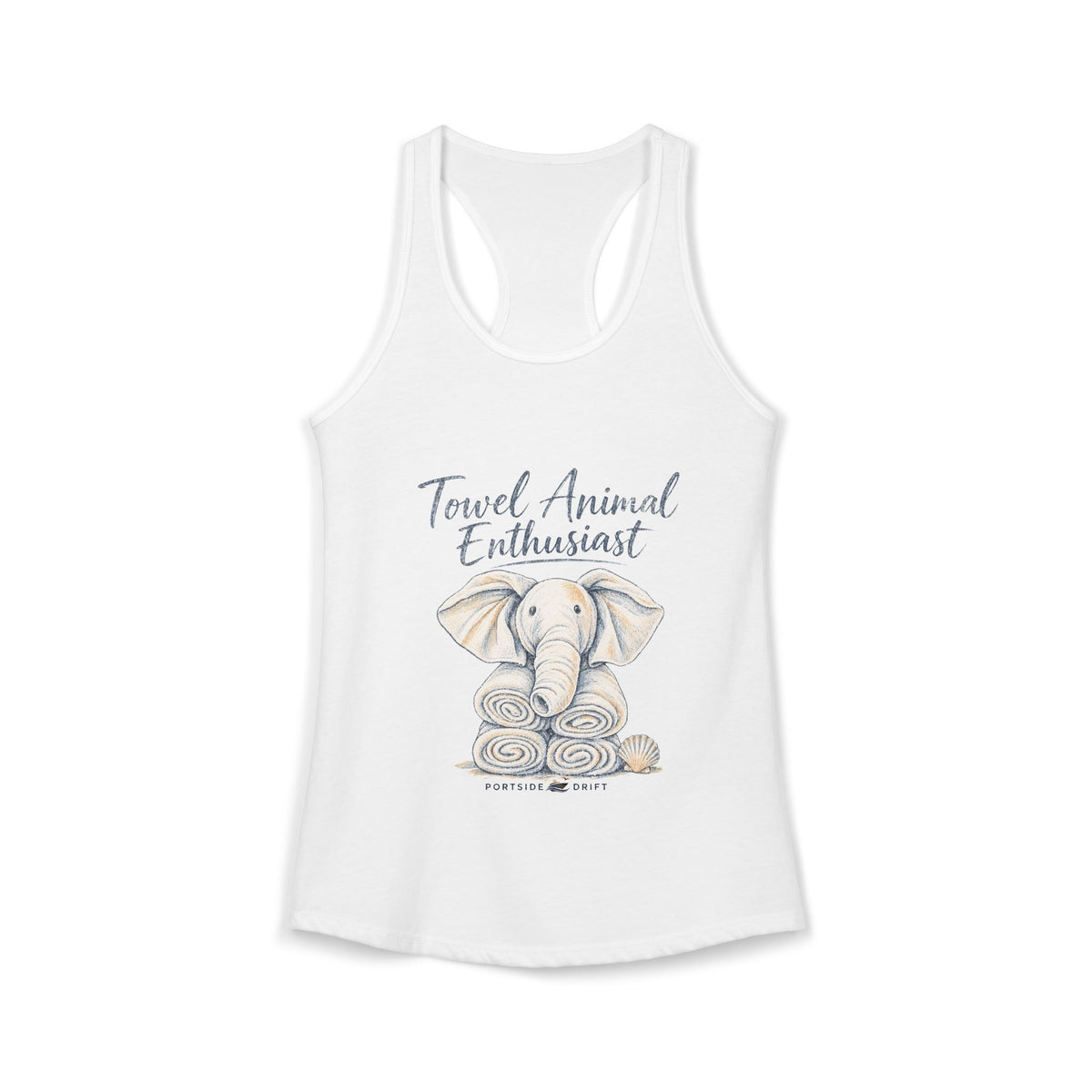 Racerback Tank - Towel Animal Enthusiast