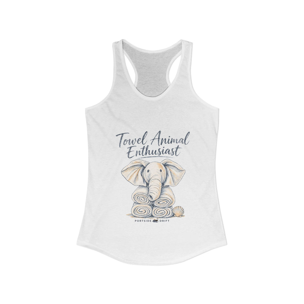 Racerback Tank - Towel Animal Enthusiast