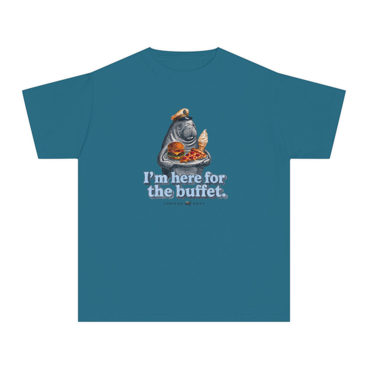 Youth Tee — I'm here for the buffet