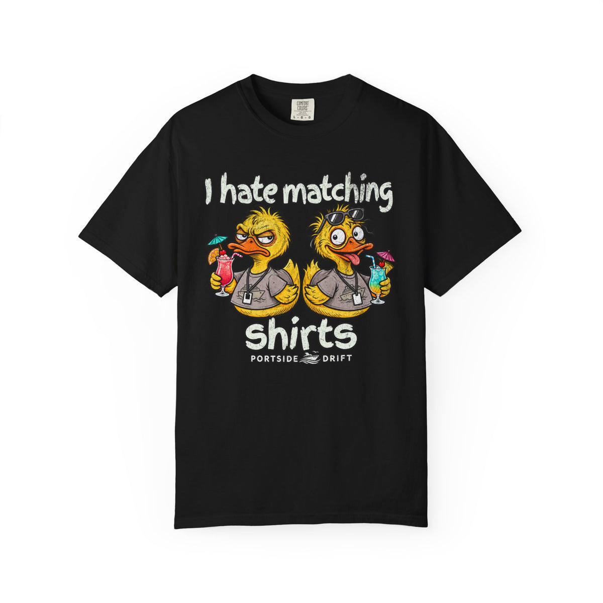 I hate matching shirts