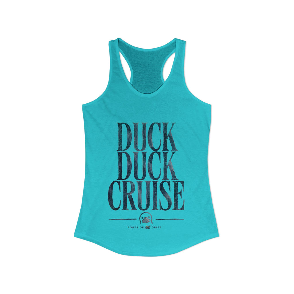 Racerback Tank - Duck Duck Cruise
