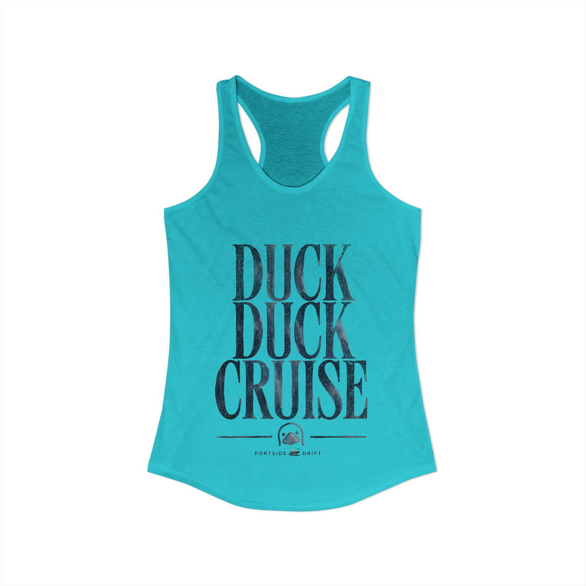 Racerback Tank - Duck Duck Cruise