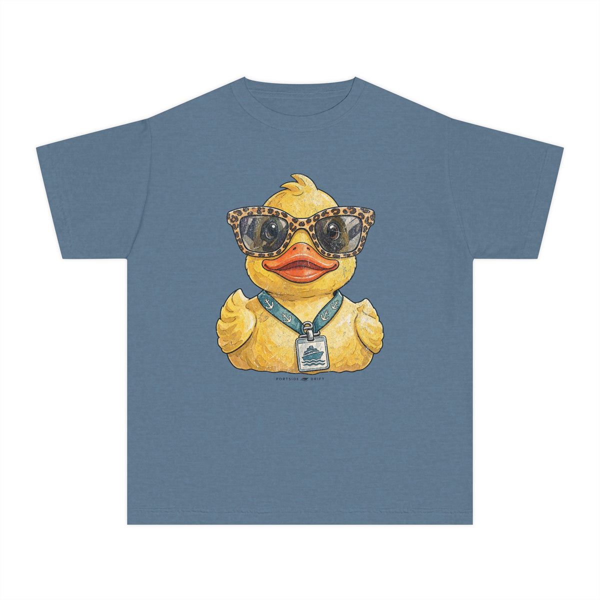 Youth Tee — Leopard Sunglasses Duck