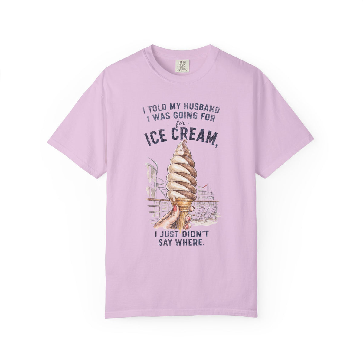 I didn't say where I was gettin Ice Cream
