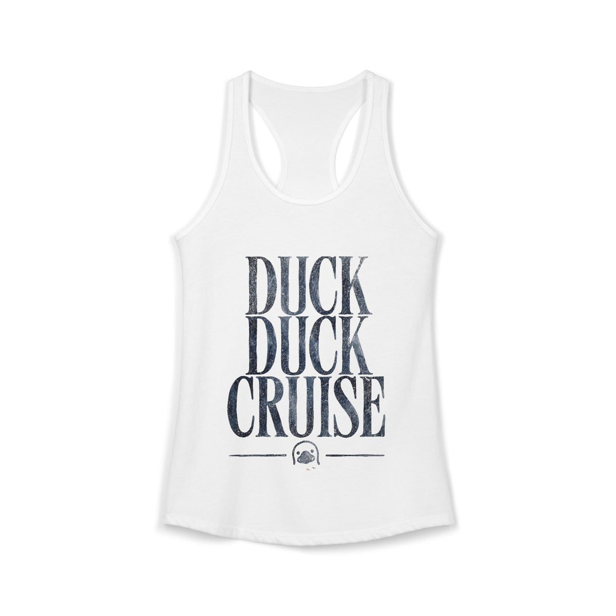 Racerback Tank - Duck Duck Cruise