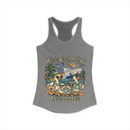 Racerback Tank - We don't Vacation We Cruise