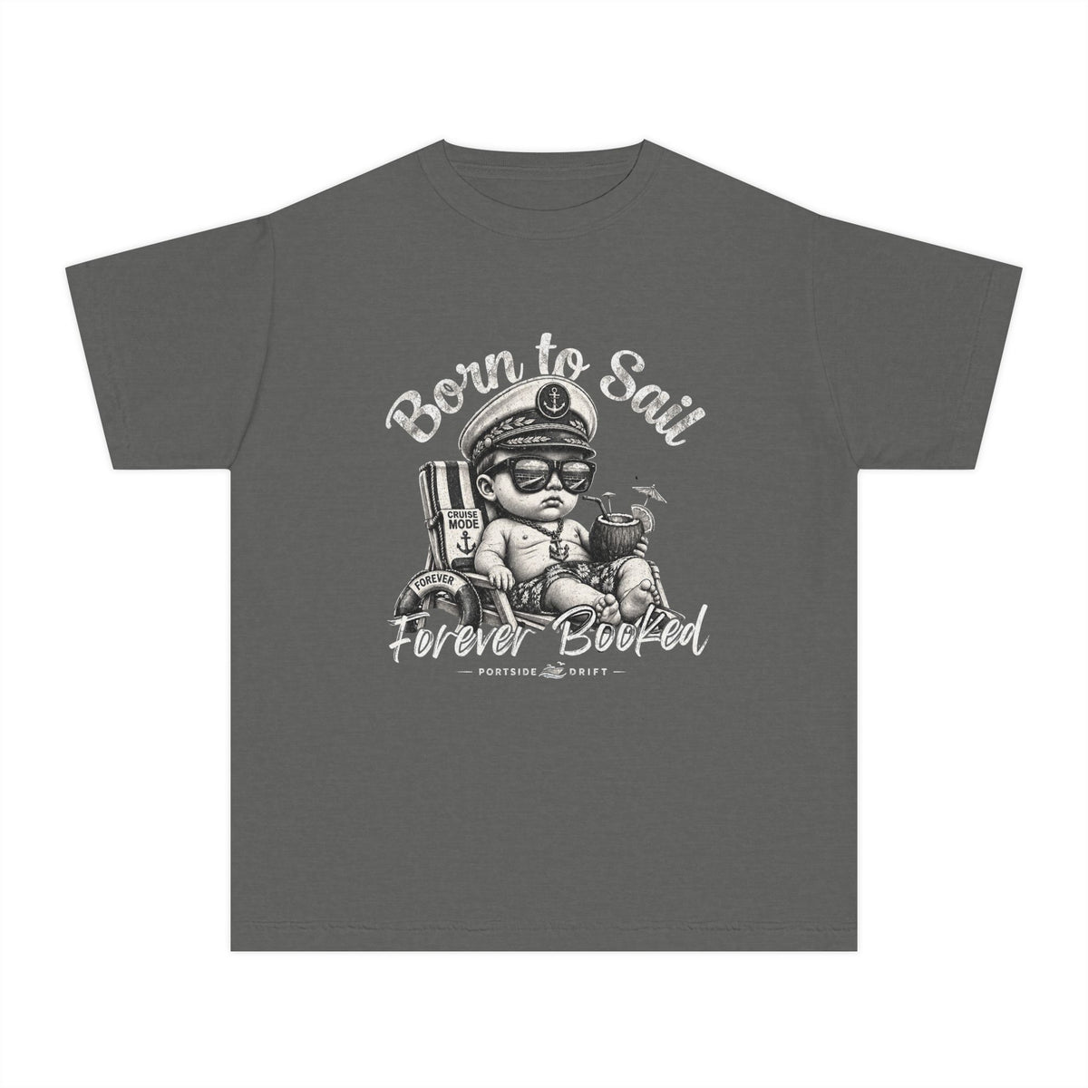 Youth Tee — Born to Sail