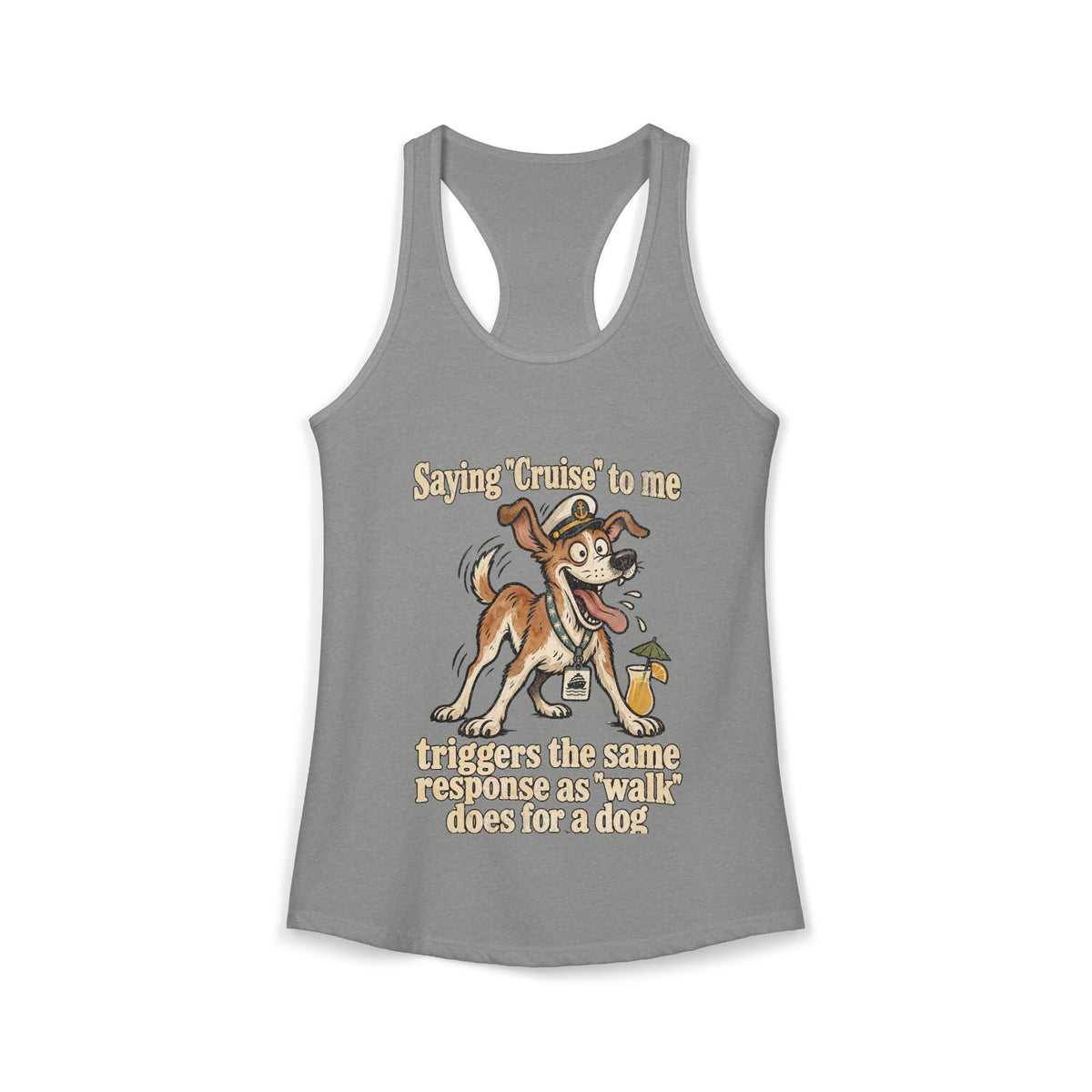 Racerback Tank - Triggers the Same response a Walk