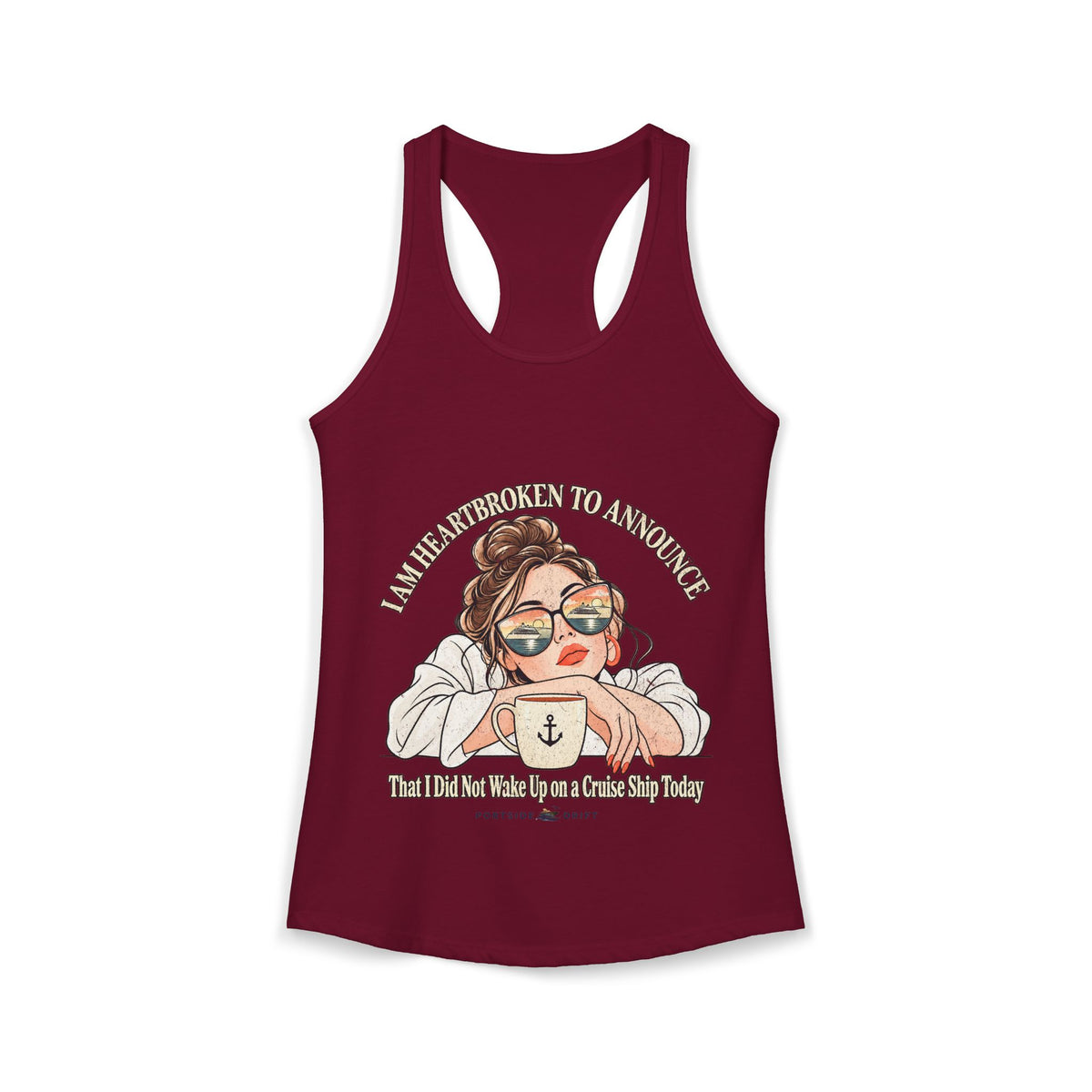 Racerback Tank - Did not Wake up on a Cruise
