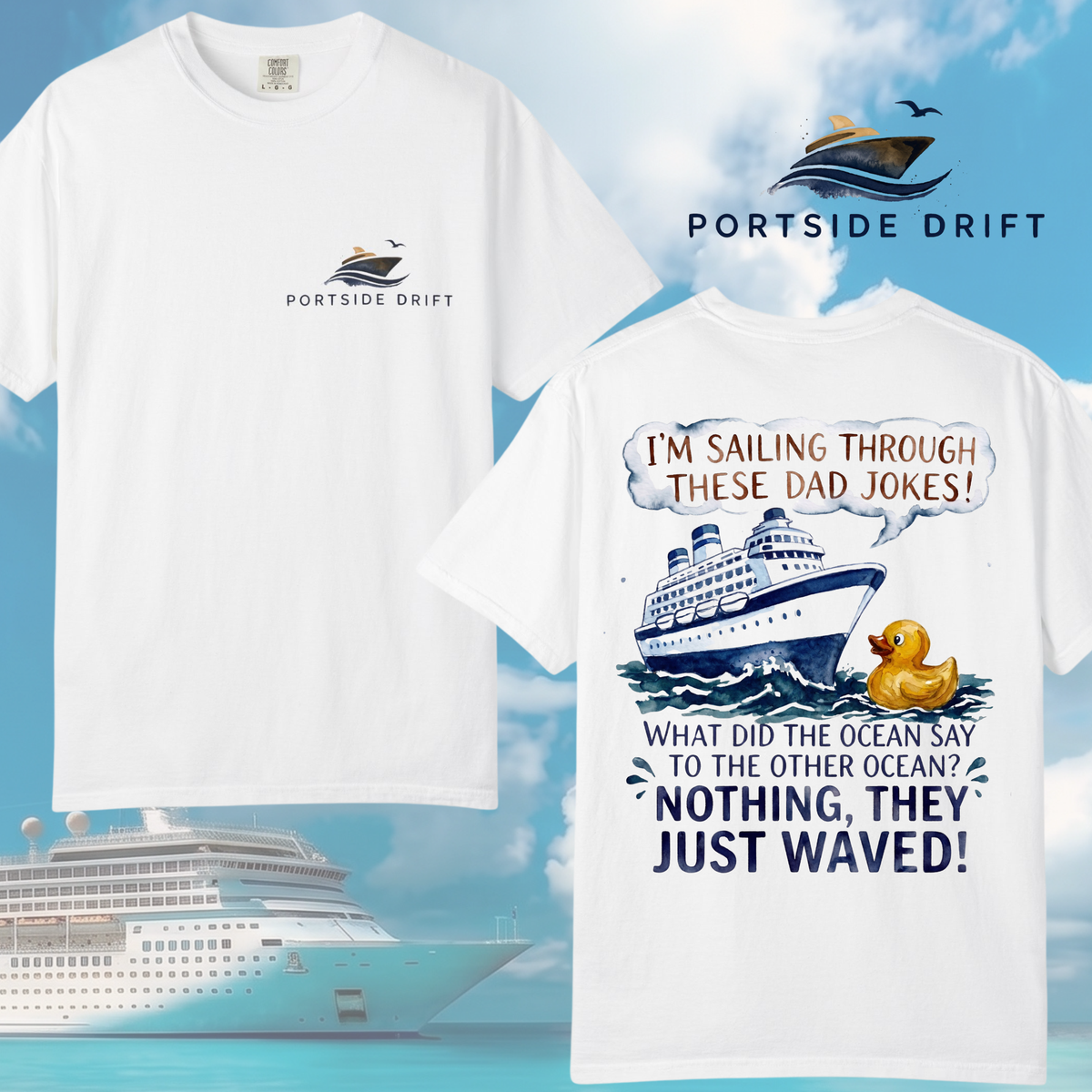 Sailing Through these Dad Jokes T-Shirt