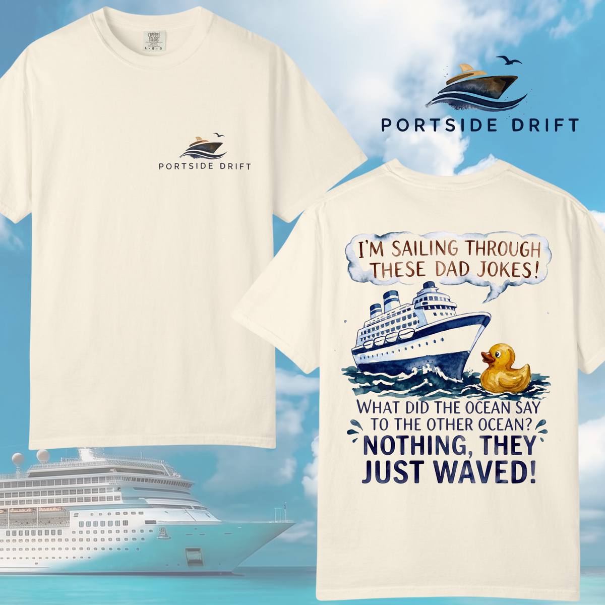 Sailing Through these Dad Jokes T-Shirt