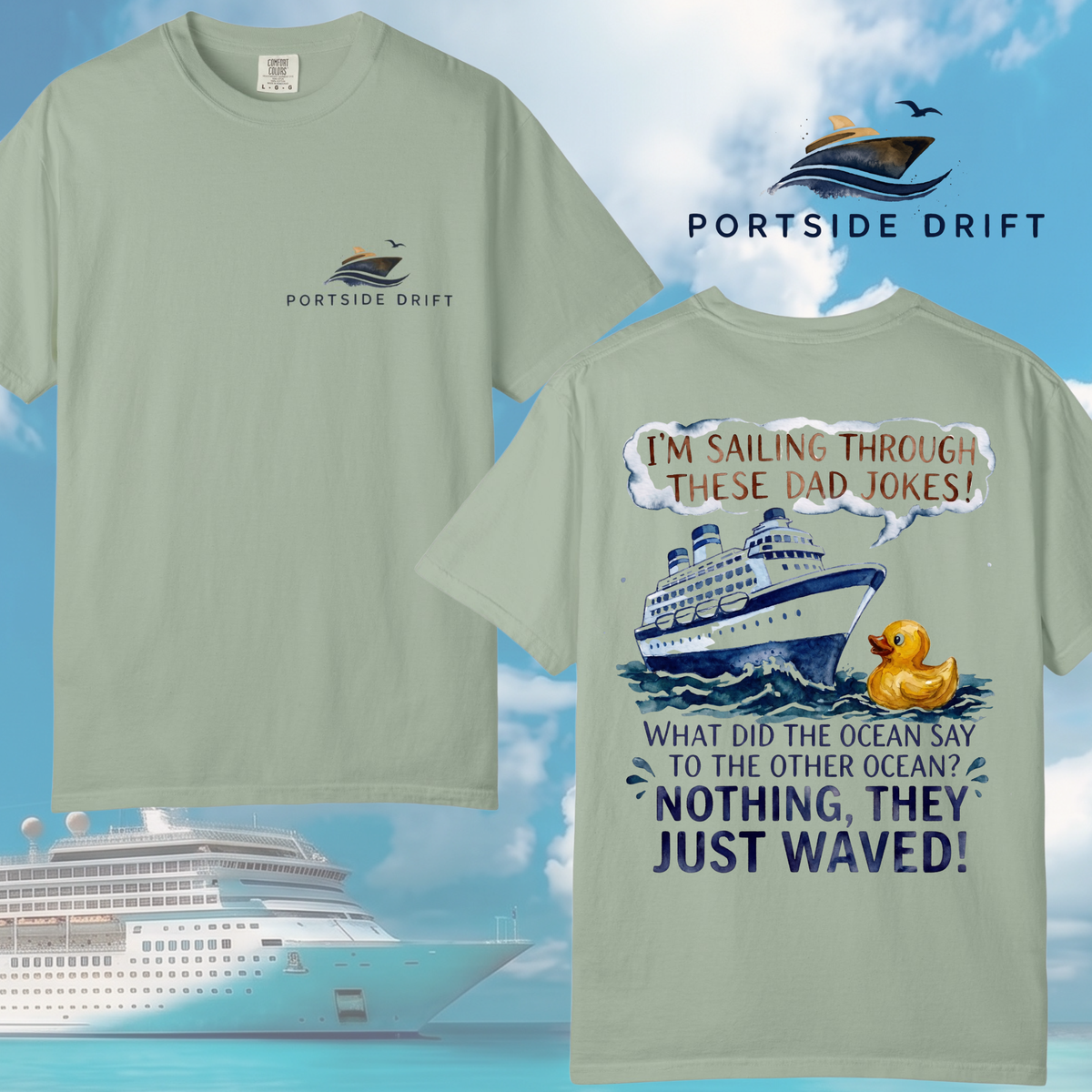 Sailing Through these Dad Jokes T-Shirt