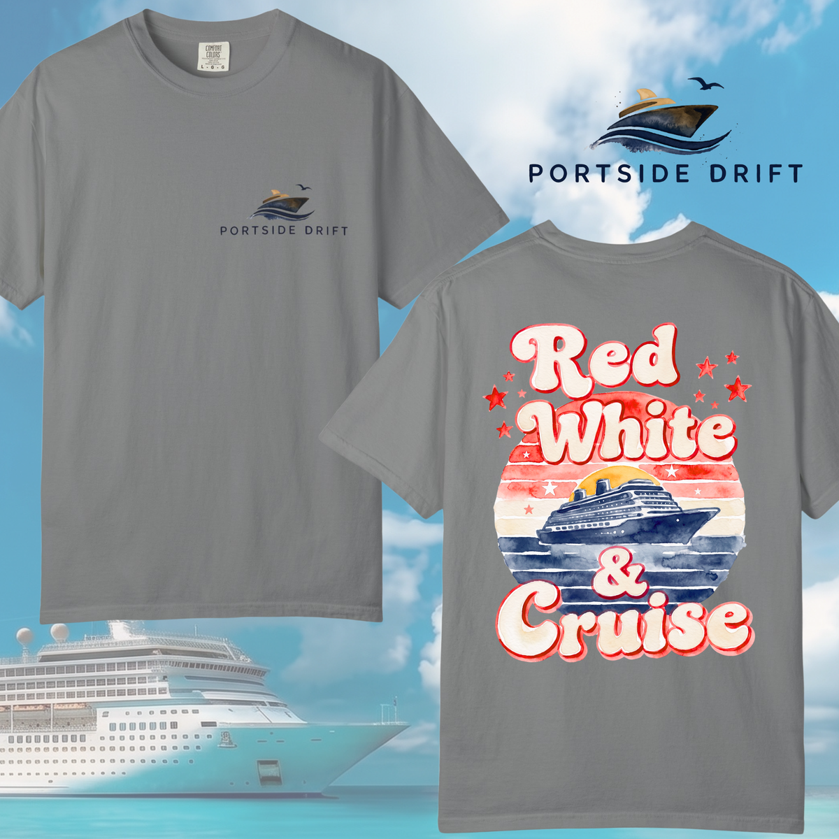 Red White and Cruise T-Shirt