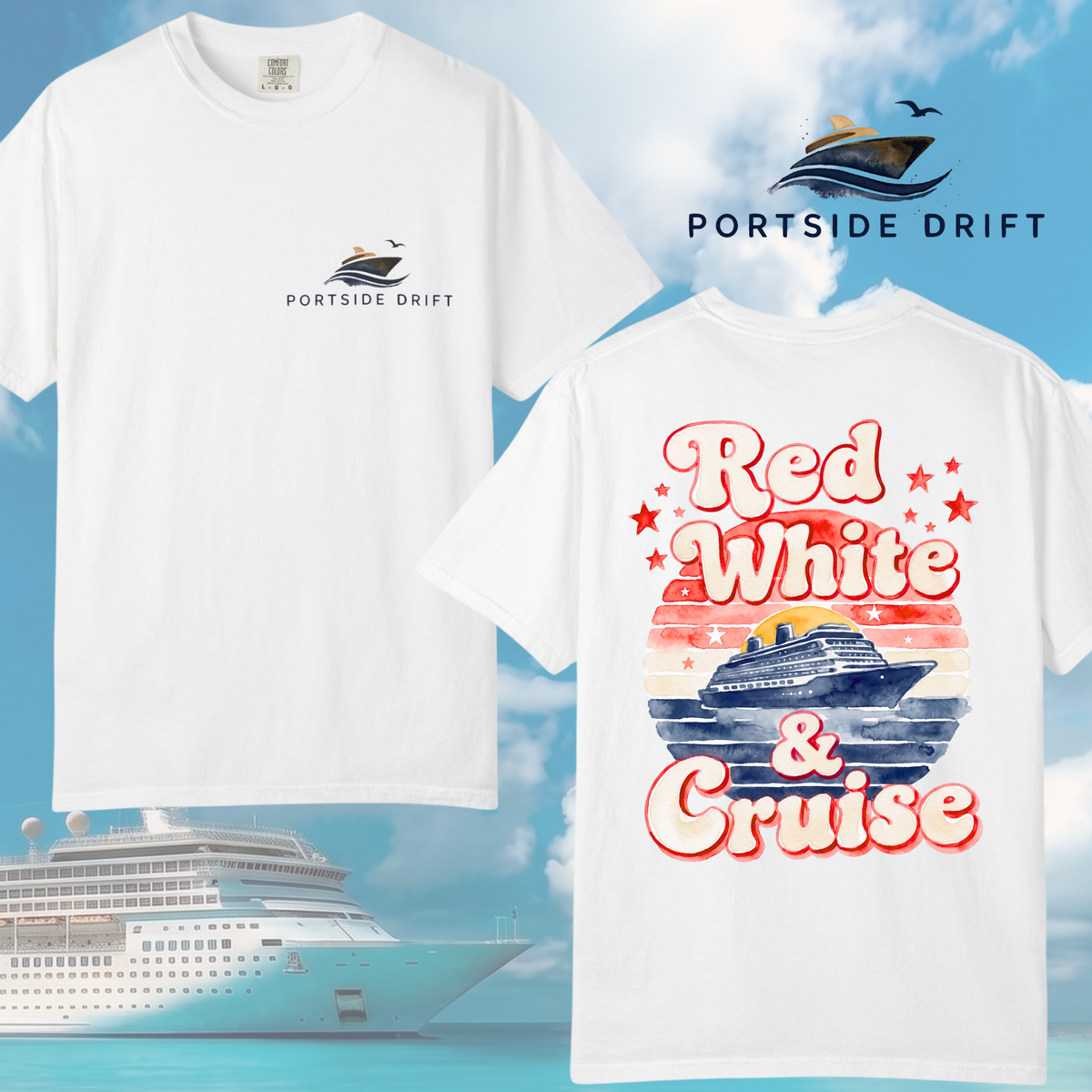 Red White and Cruise T-Shirt