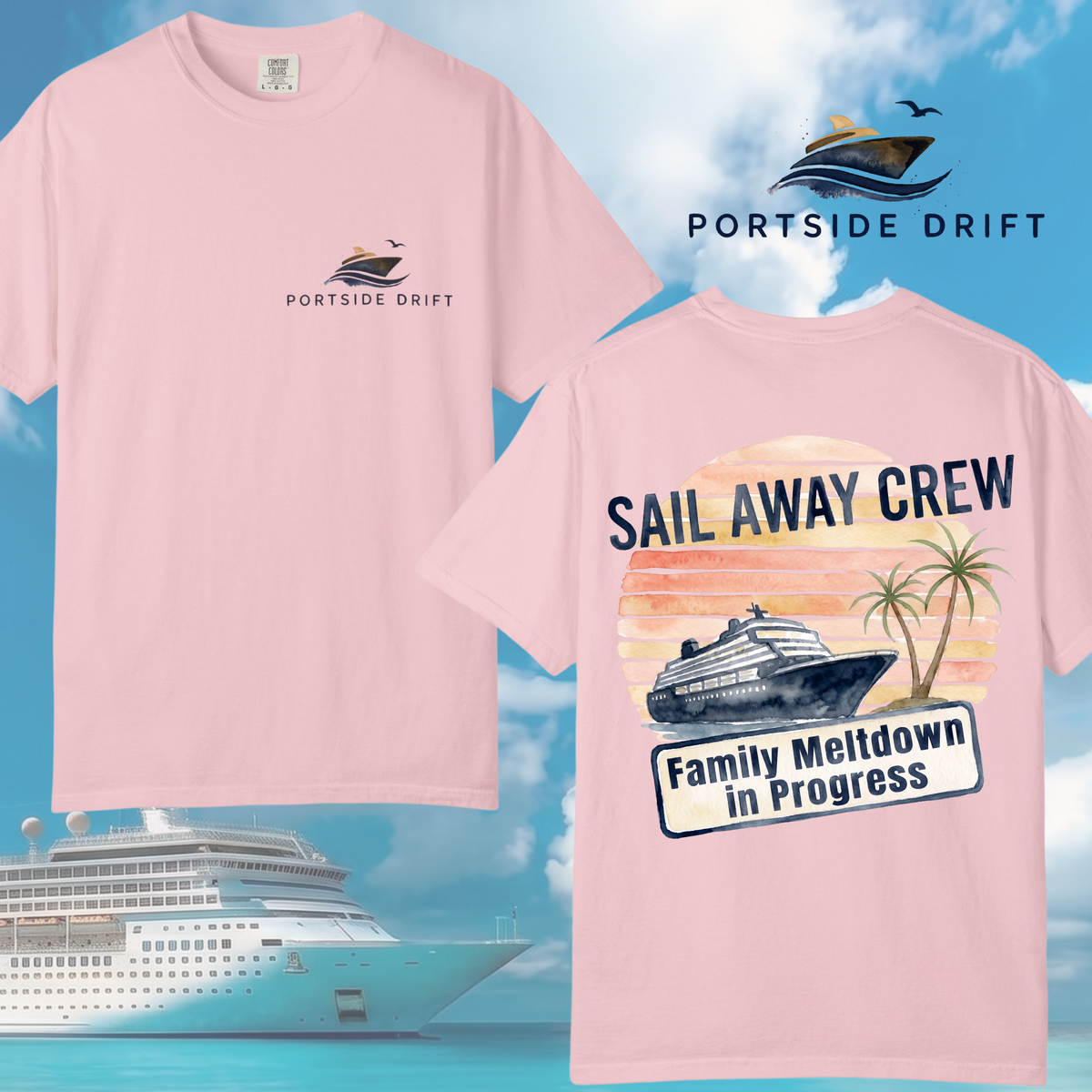 Sail Away Crew T-Shirt