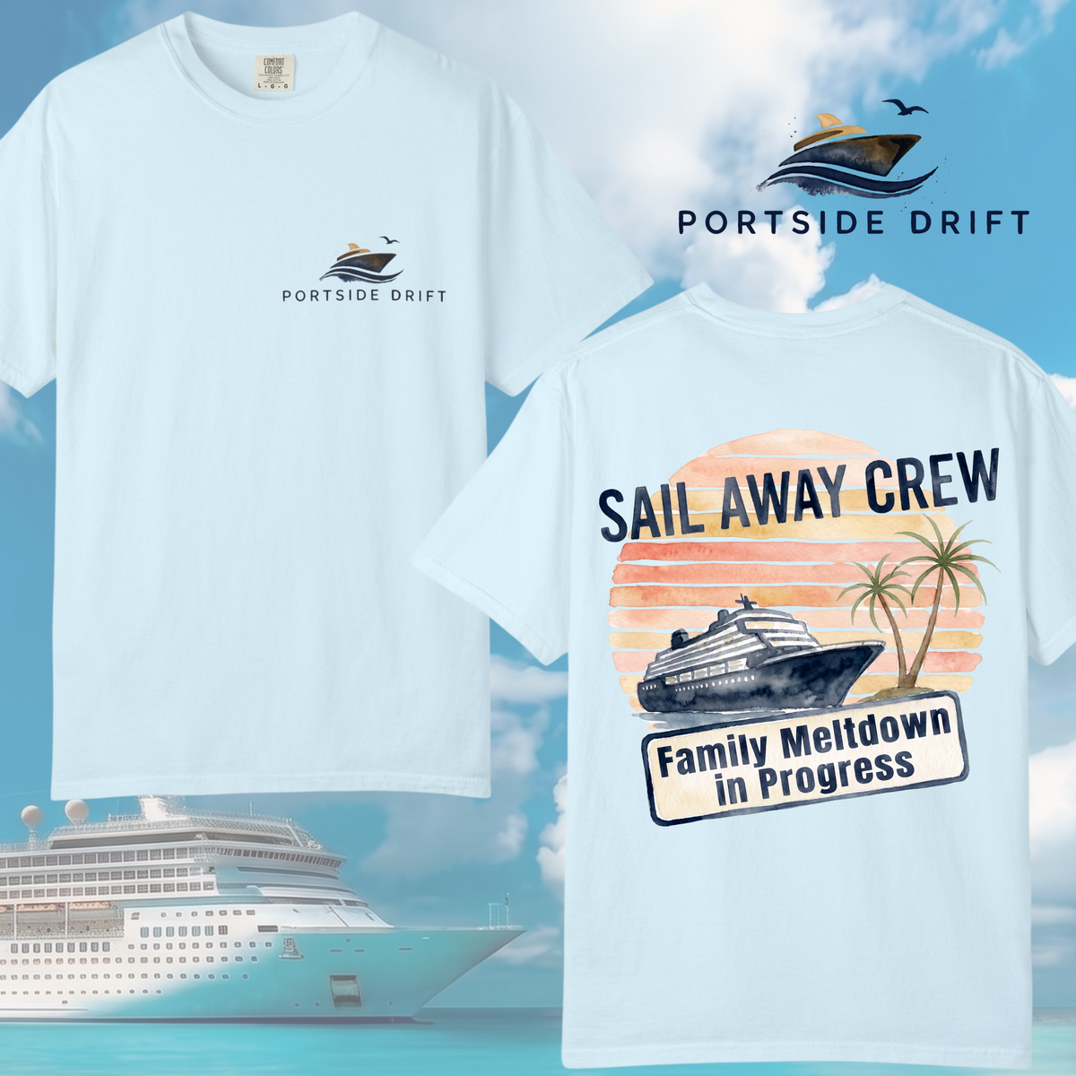 Sail Away Crew T-Shirt