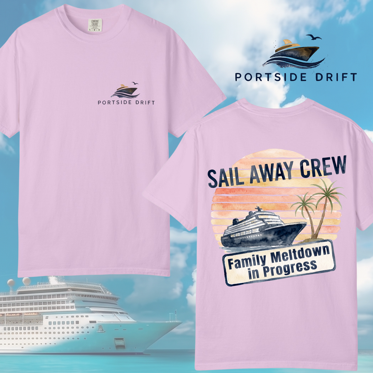 Sail Away Crew T-Shirt