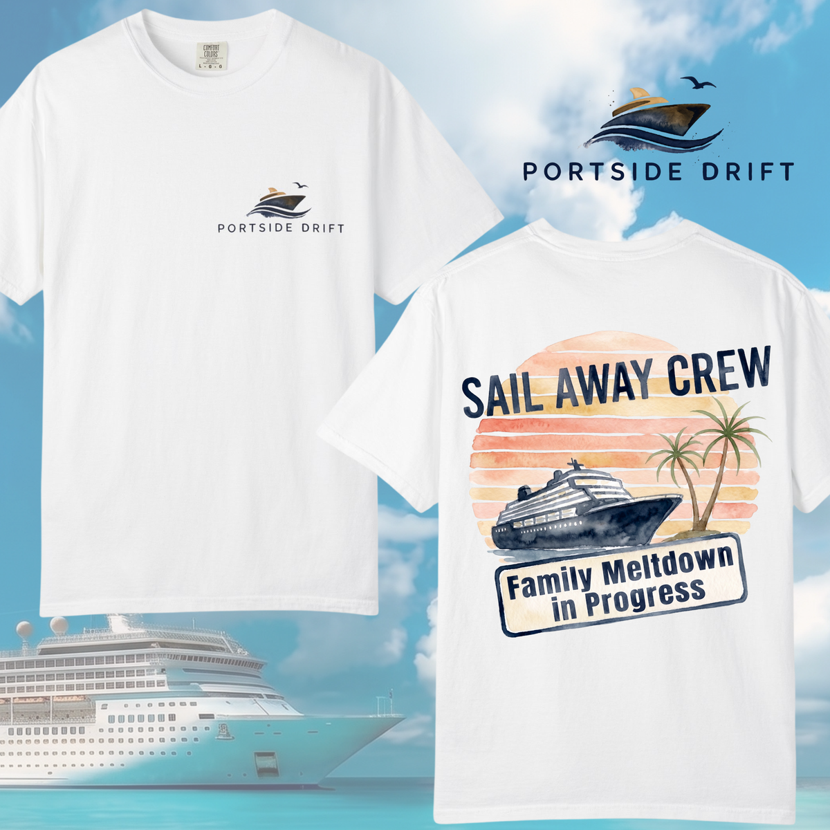 Sail Away Crew T-Shirt