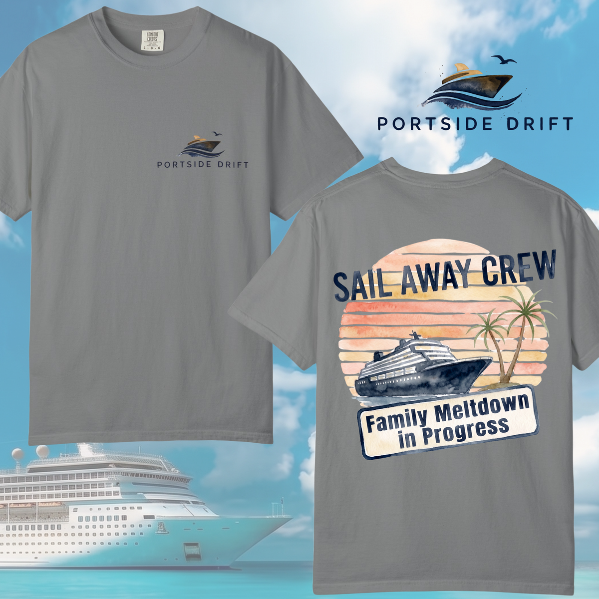 Sail Away Crew T-Shirt