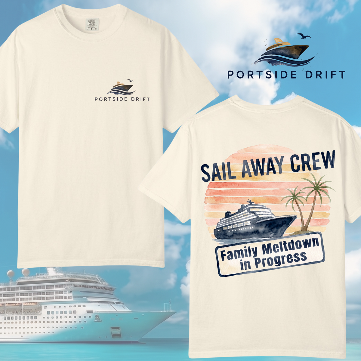 Sail Away Crew T-Shirt