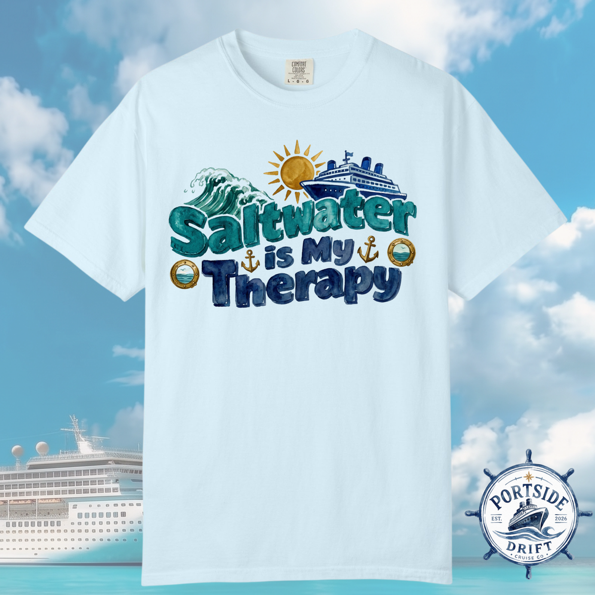 Saltwater is my Therapy T-Shirt