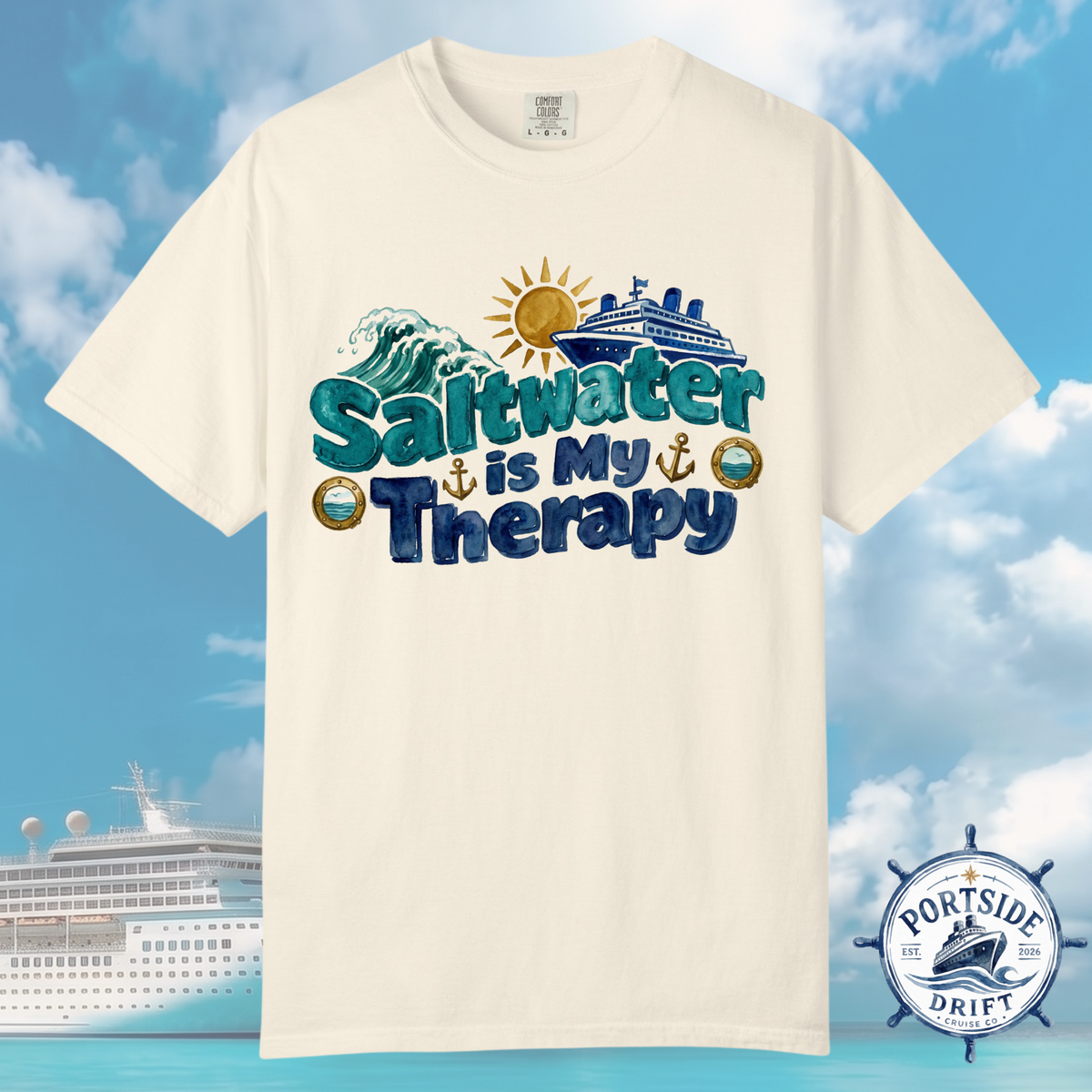 Saltwater is my Therapy T-Shirt