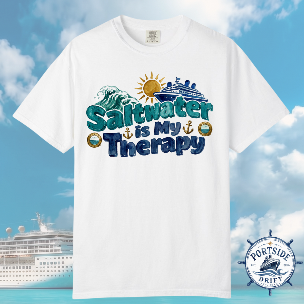 Saltwater is my Therapy T-Shirt