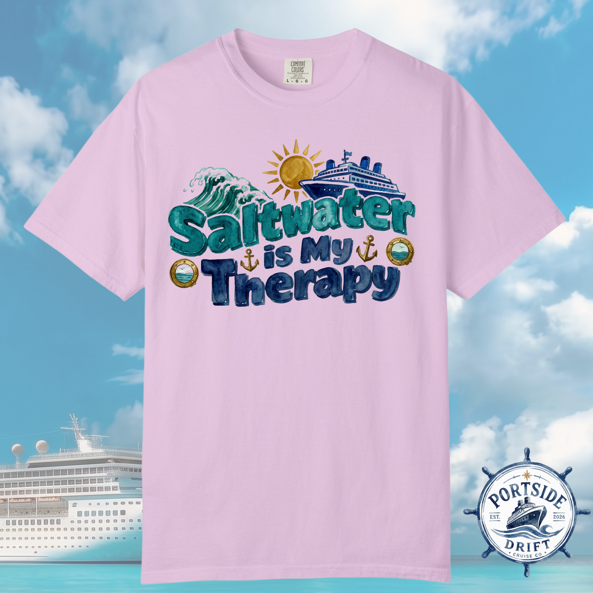 Saltwater is my Therapy T-Shirt