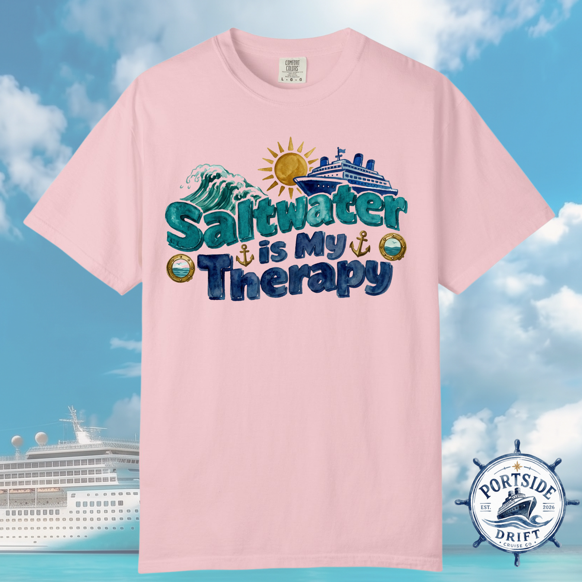 Saltwater is my Therapy T-Shirt