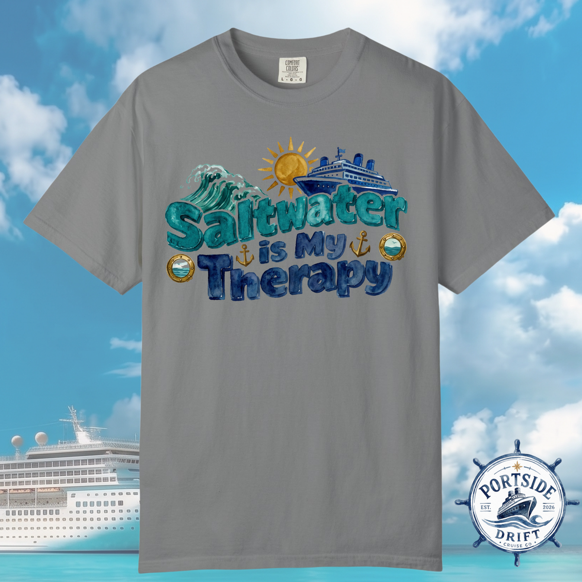 Saltwater is my Therapy T-Shirt