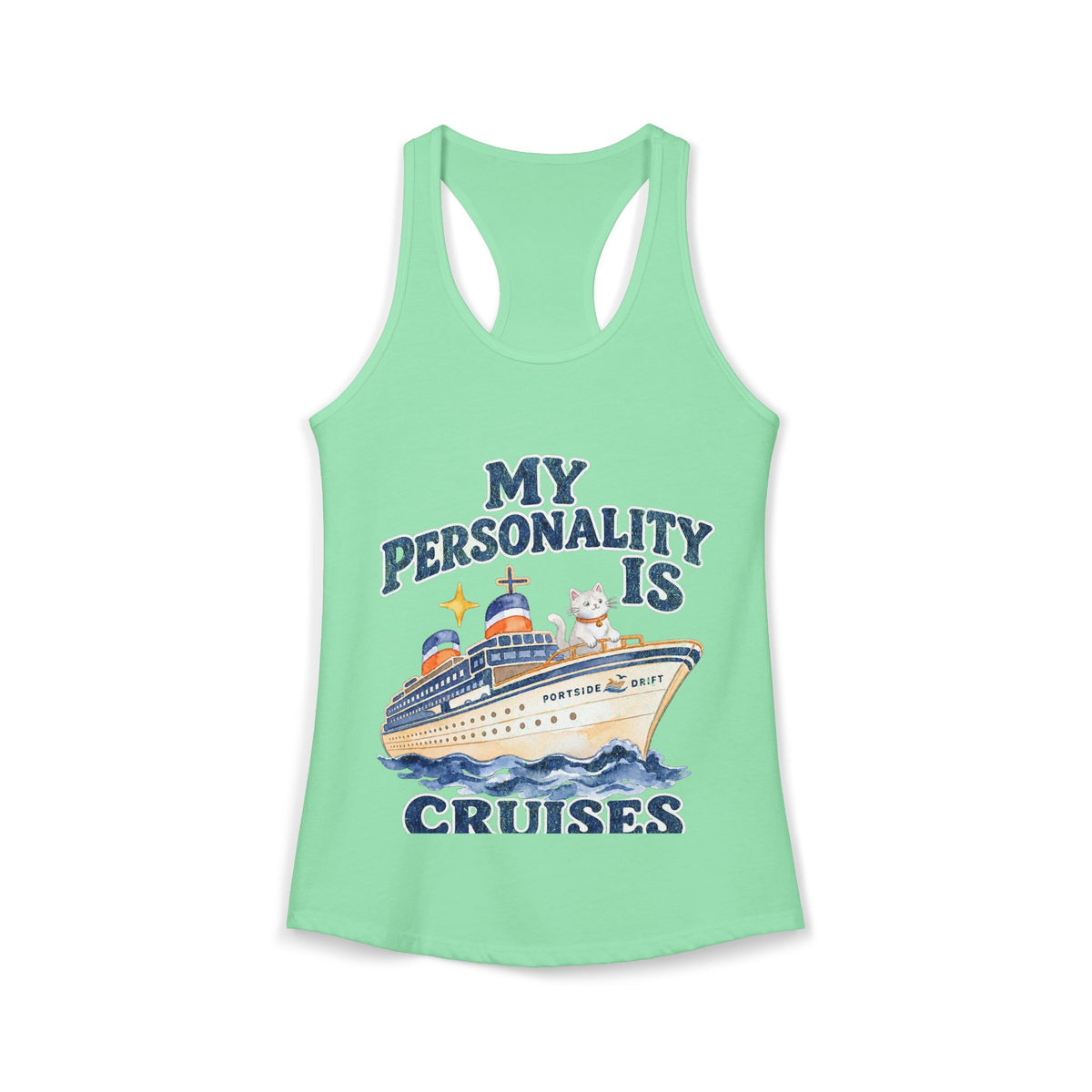 Racerback Tank - My Personality is Cruise