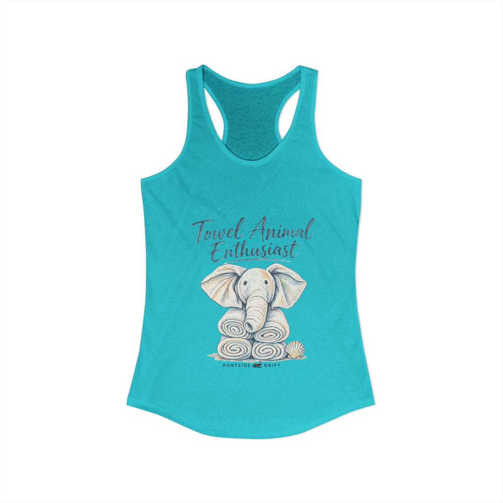 Racerback Tank - Towel Animal Enthusiast