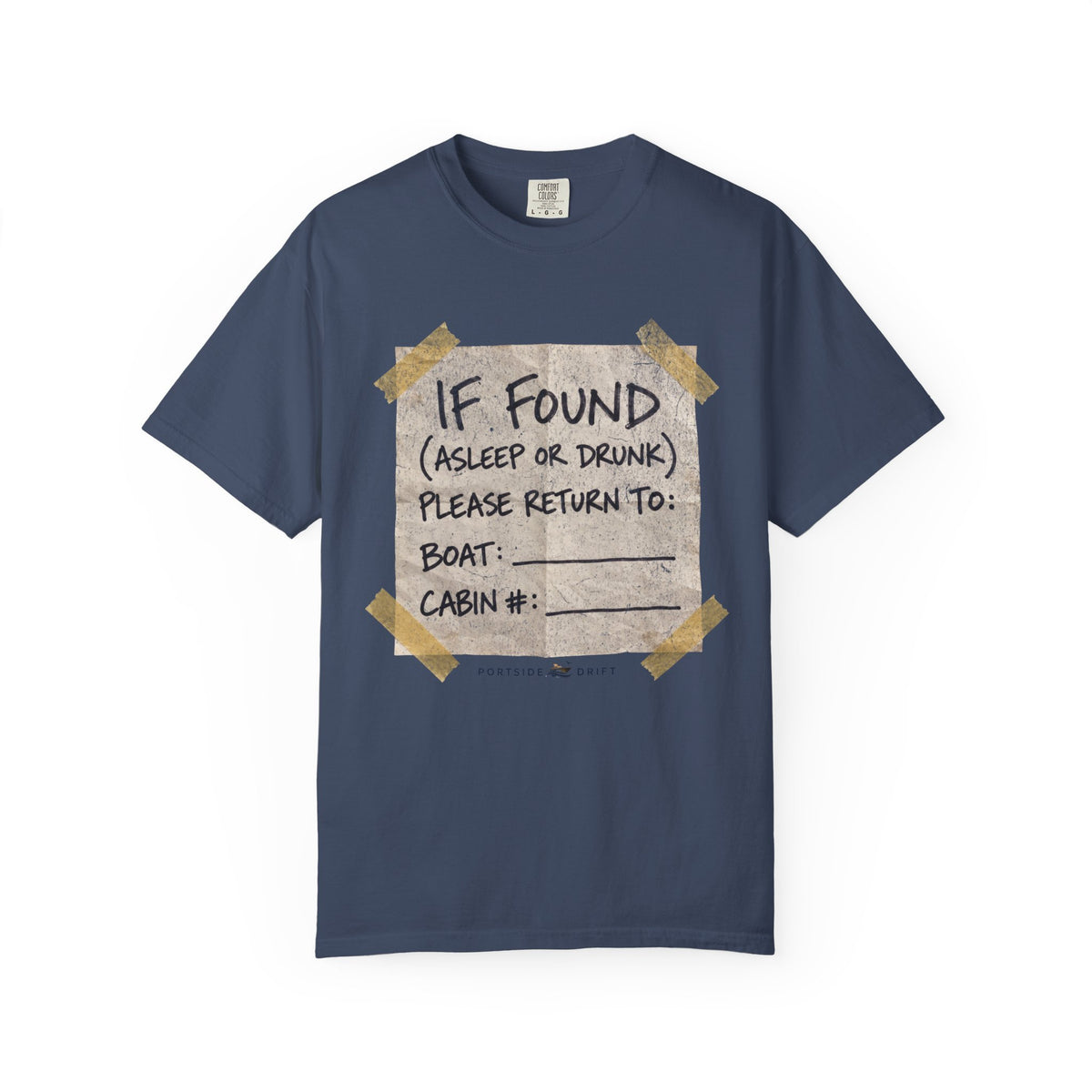 If Found Asleep or Drunk Please Return to