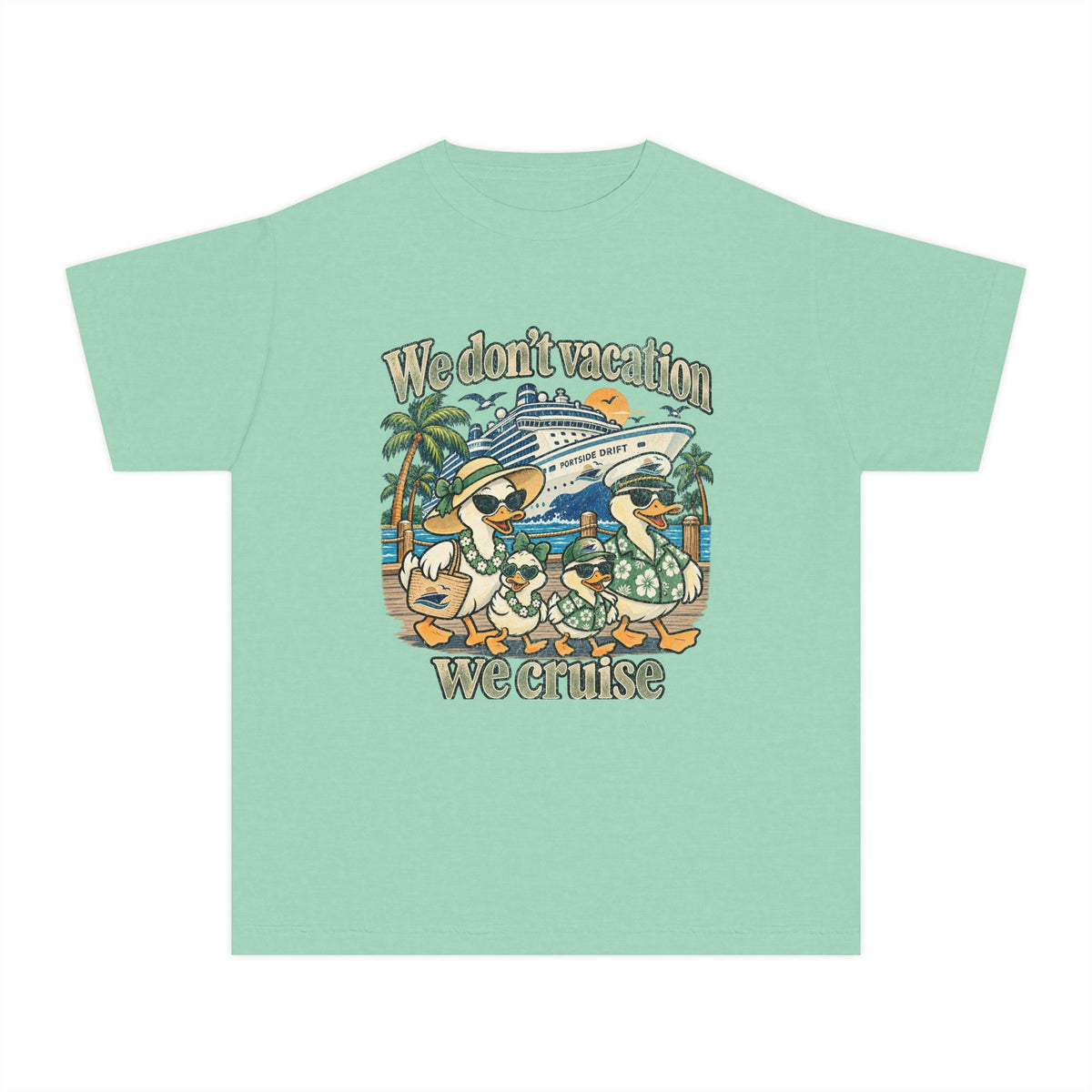 Youth Tee — We don't Vacation We Cruise