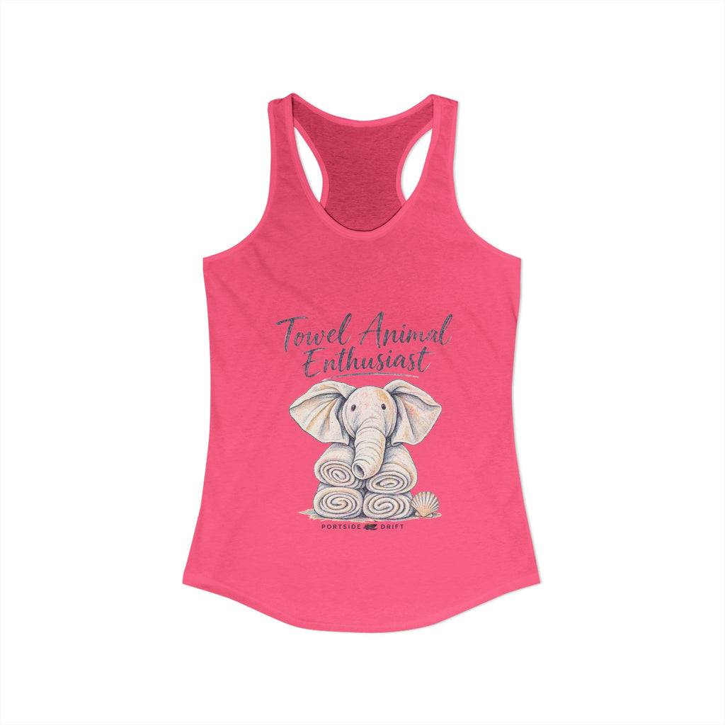 Racerback Tank - Towel Animal Enthusiast