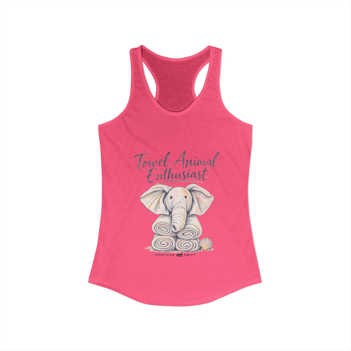 Racerback Tank - Towel Animal Enthusiast