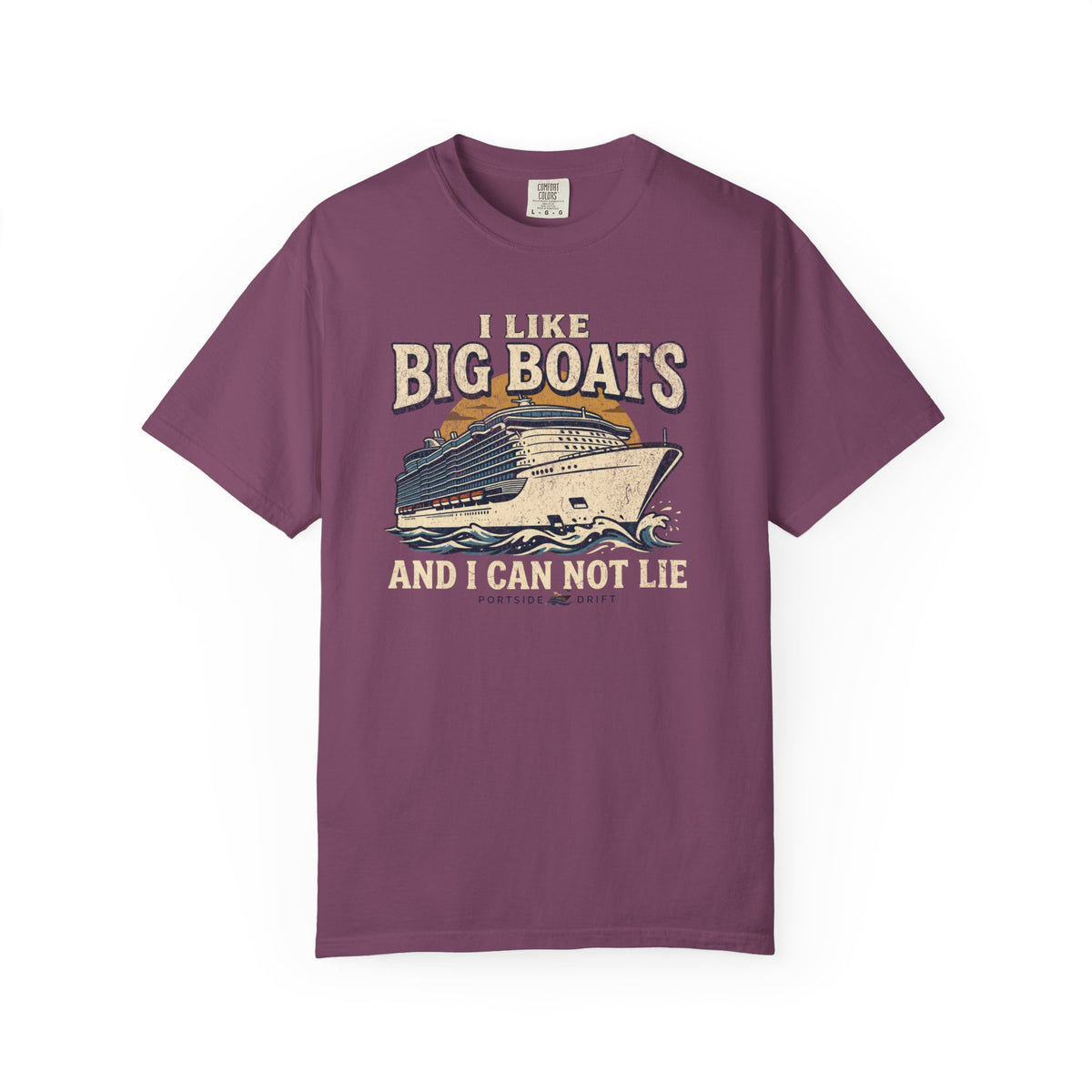 I Like Big Boats Funny Cruise Lover
