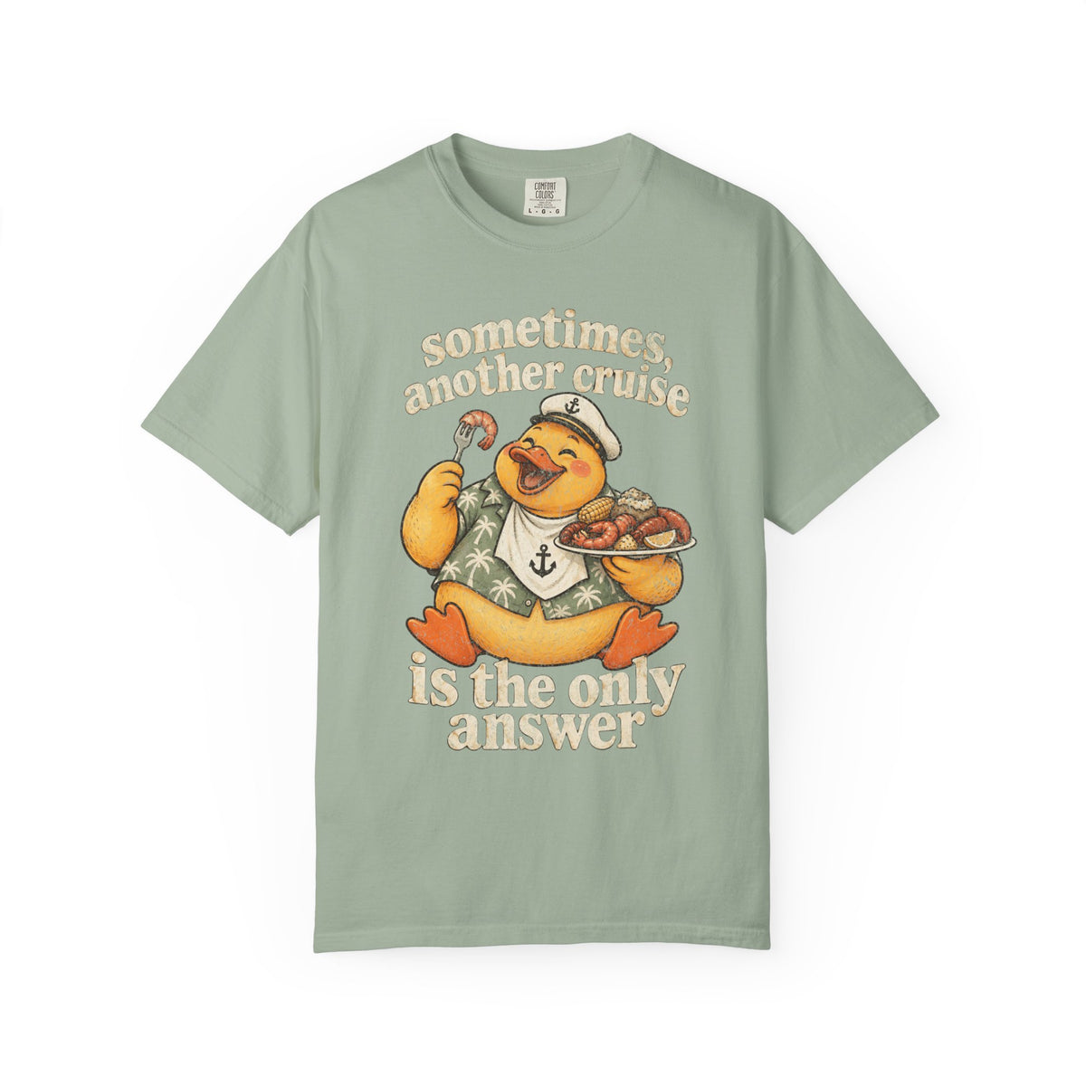 Nautical Duck With Shrimp