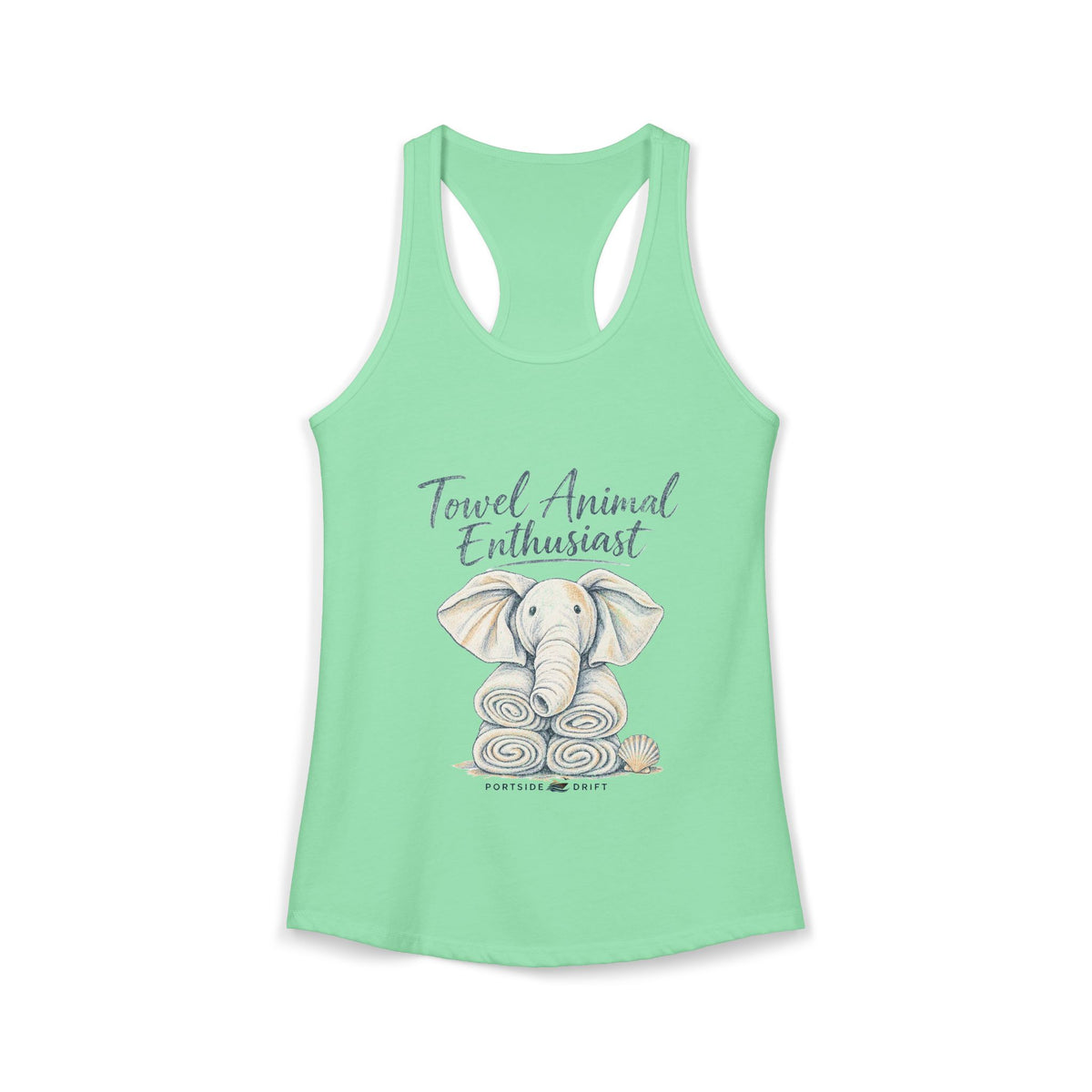Racerback Tank - Towel Animal Enthusiast