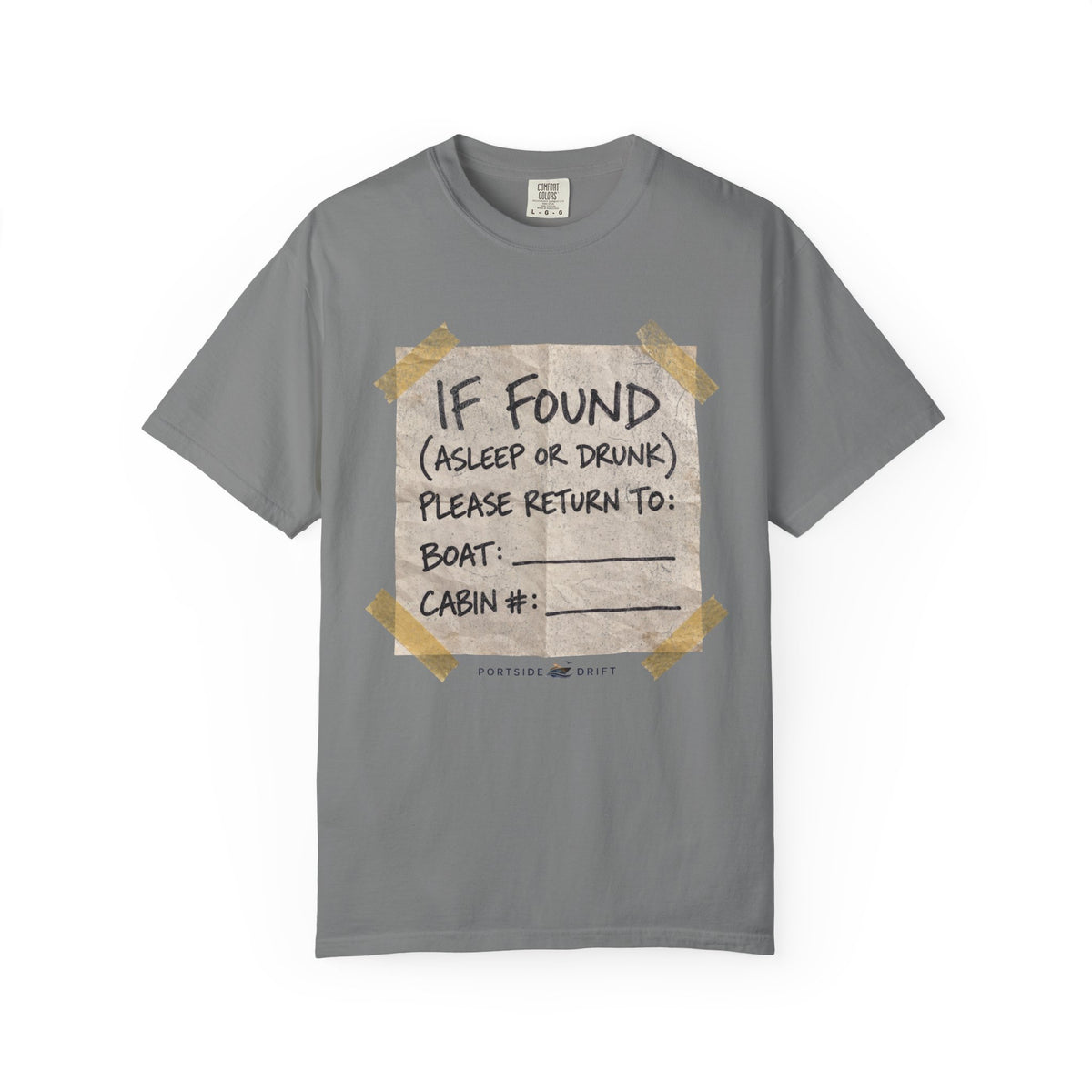 If Found Asleep or Drunk Please Return to